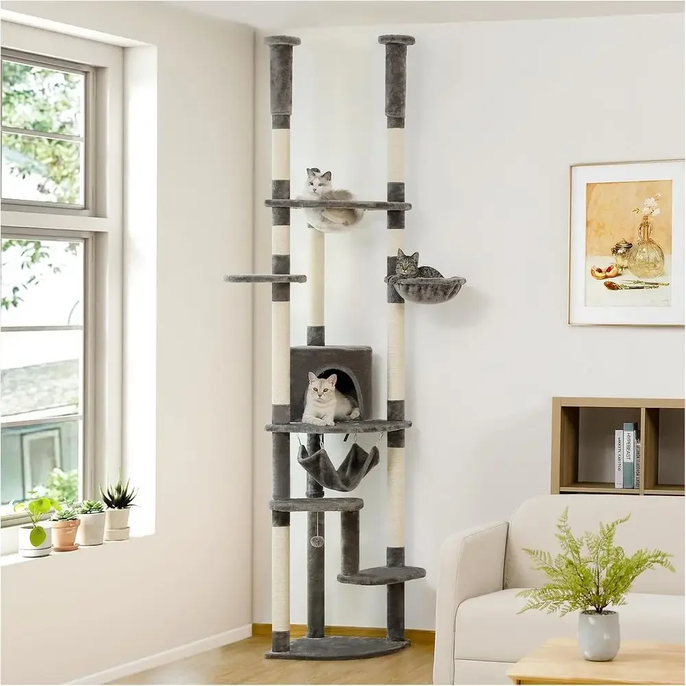 Cat Scratching Post - Torre para Gatos de Altura Ajustable: