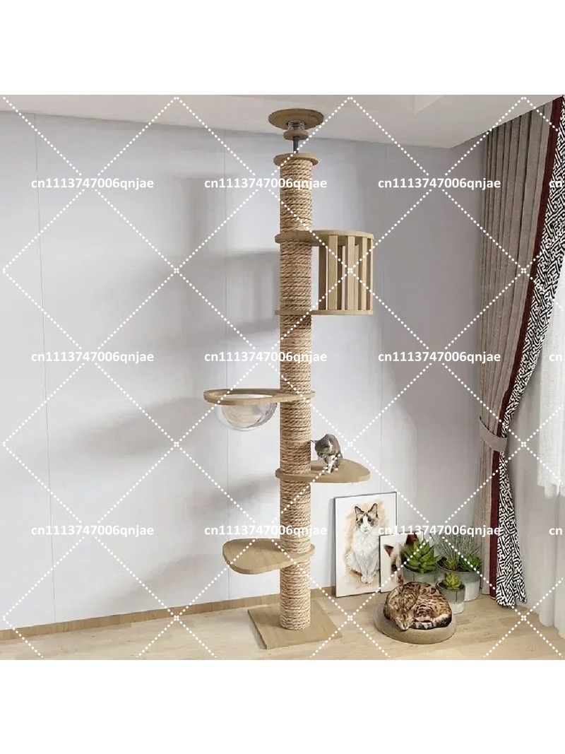 Cat Scratching Post - Árbol para Gatos de Madera para