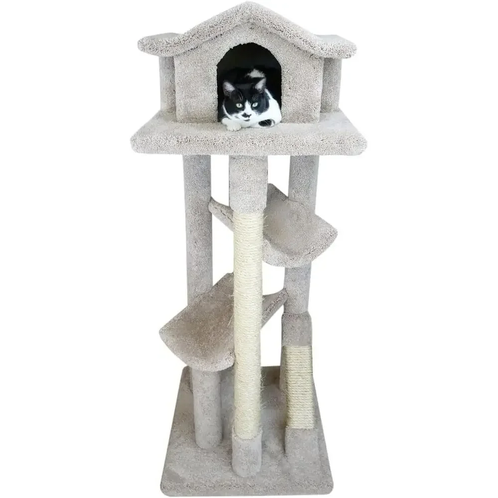 Árbol para gatos grande con mú - Cat Scratching Post reseña y precio