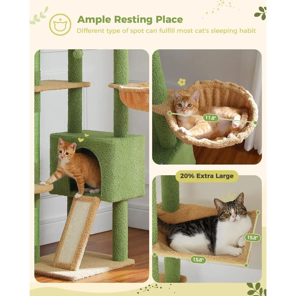 Árbol para Gatos Ajustable y A - Cat Scratching Post reseña y precio