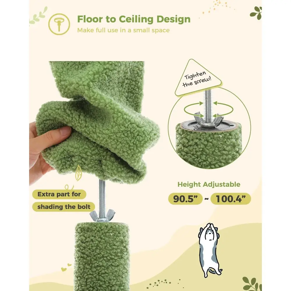 Árbol para Gatos Ajustable y A - Cat Scratching Post reseña y precio