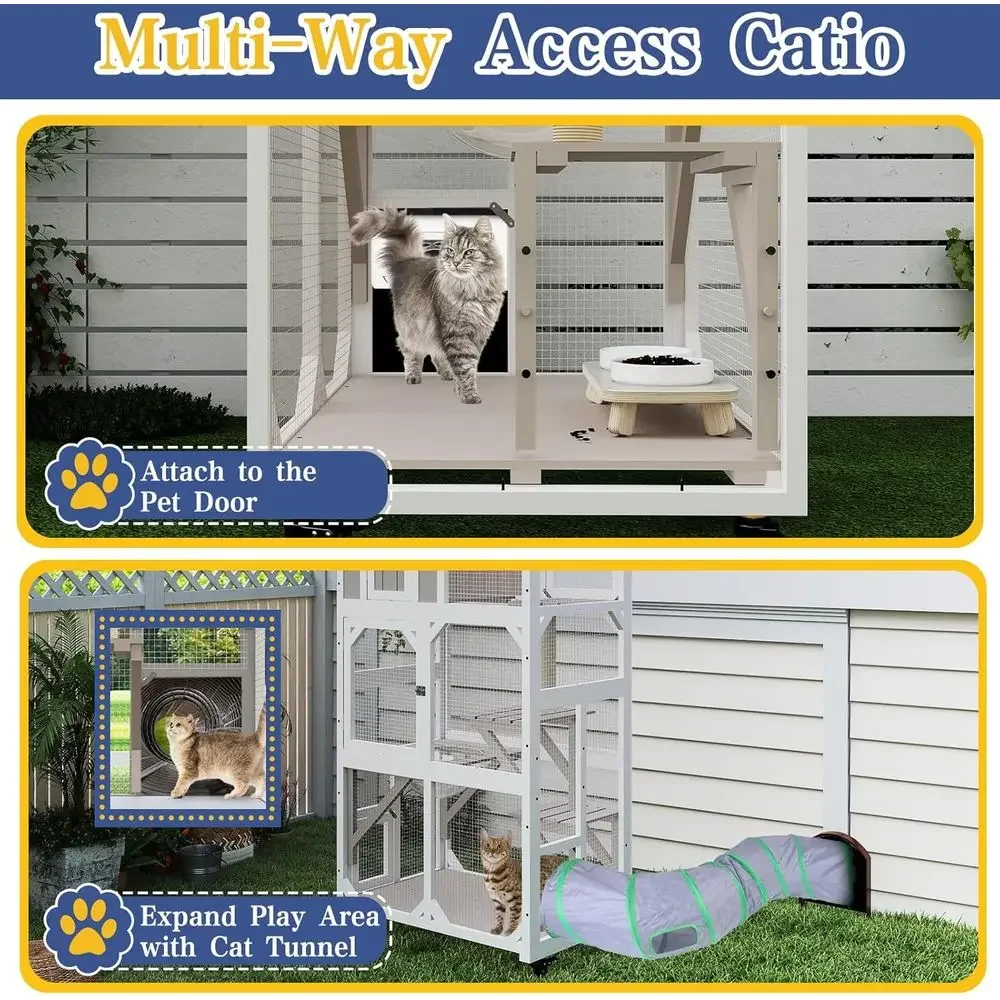 Recinto Exterior para Gatos co - Cat Scratching Post reseña y precio