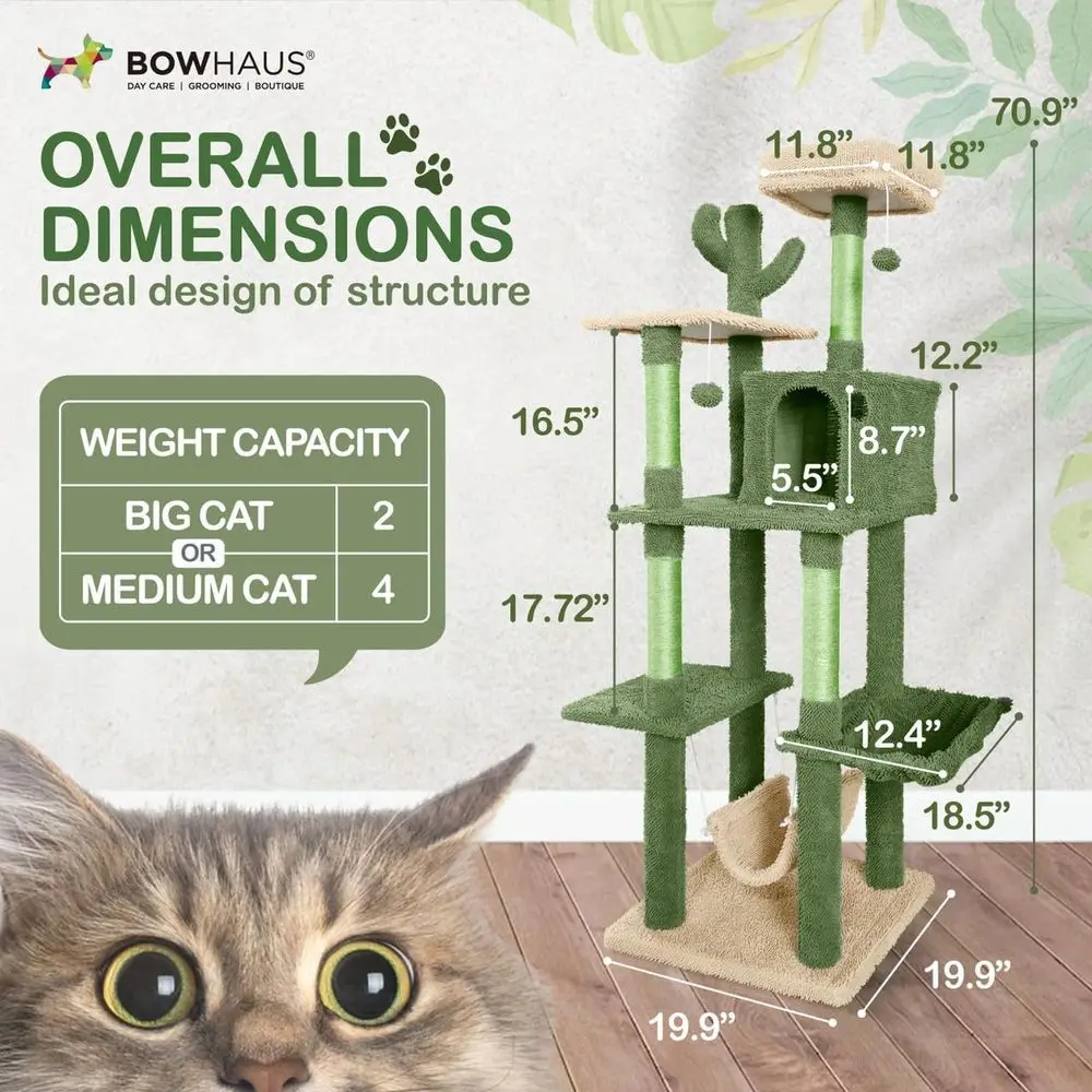 Árbol para Gatos de 70 Pulgada - Cat Scratching Post reseña y precio