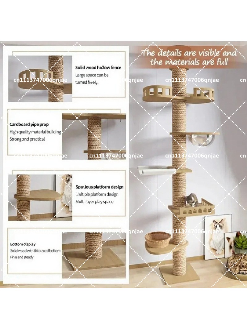 Árbol para Gatos de Madera par - Cat Scratching Post reseña y precio