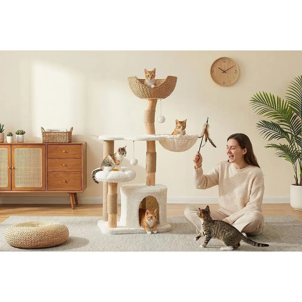 Torre para Gatos de Madera Mac - Cat Scratching Post reseña y precio