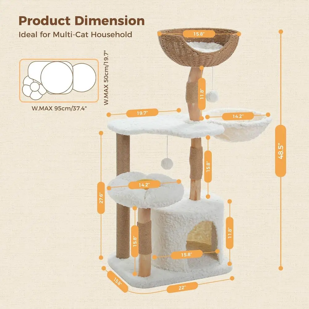 Torre para Gatos de Madera Mac - Cat Scratching Post reseña y precio