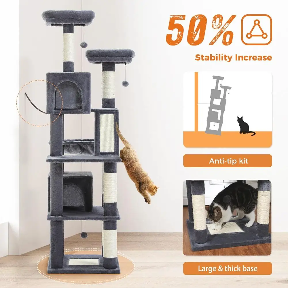 Árbol para Gatos de 70 Pulgada - Cat Scratching Post reseña y precio