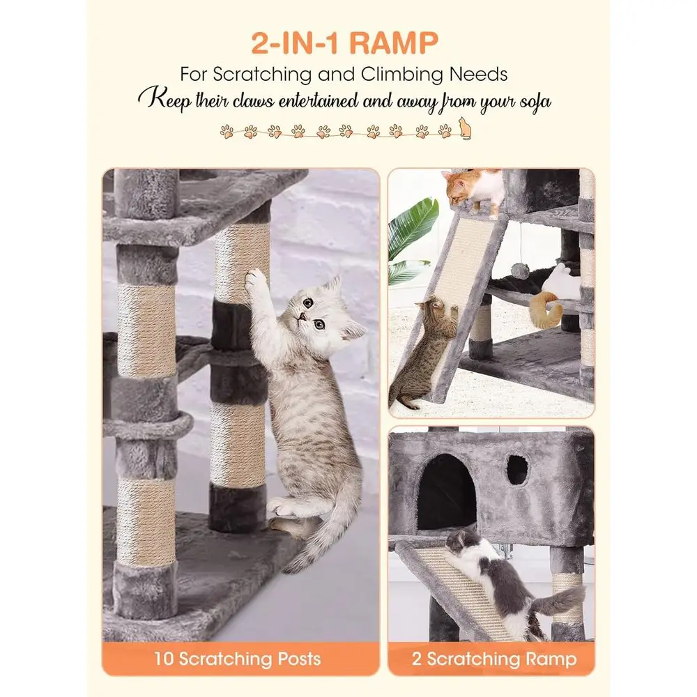 Árbol rascador multinivel 70.1 - Cat Scratching Post reseña y precio