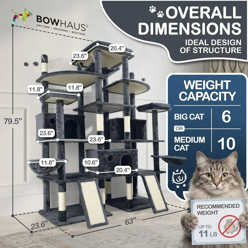 Torre para Gatos de 80 Pulgada - Cat Scratching Post reseña y precio