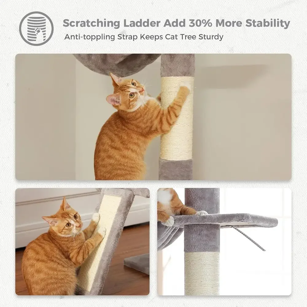 Árbol para Gatos Ajustable de  - Cat Scratching Post reseña y precio