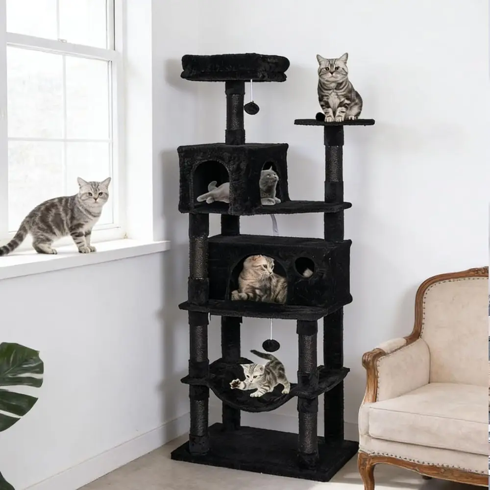 Torre para Gatos XL de 67 Nive - Cat Scratching Post reseña y precio