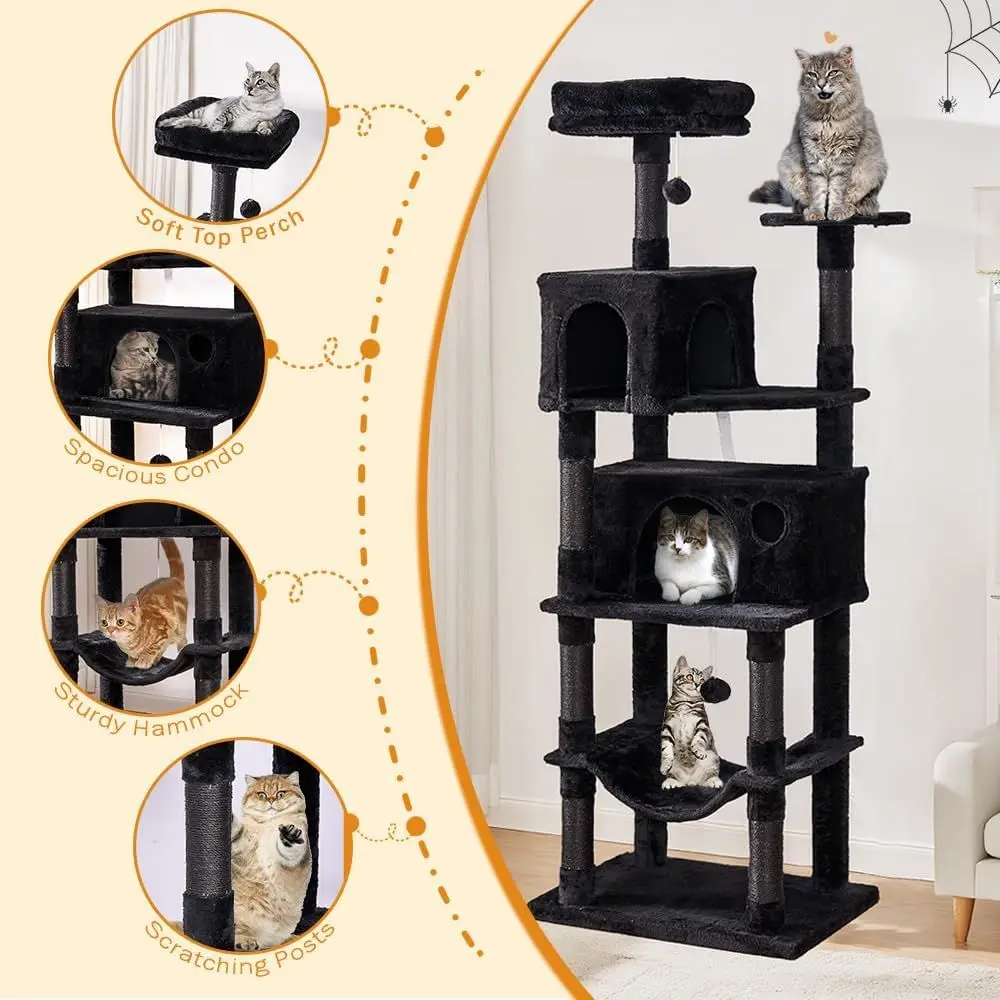Torre para Gatos XL de 67 Nive - Cat Scratching Post reseña y precio