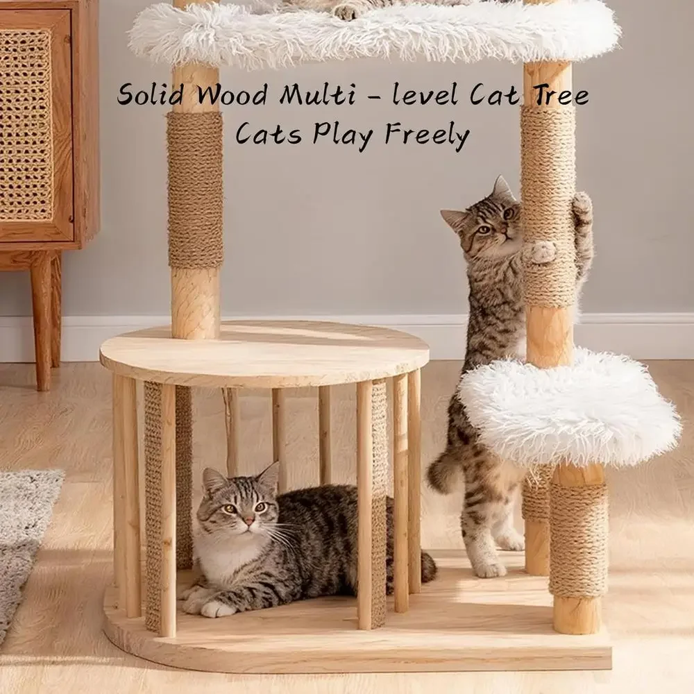 Torre para Gatos de Madera Nat - Cat Scratching Post reseña y precio