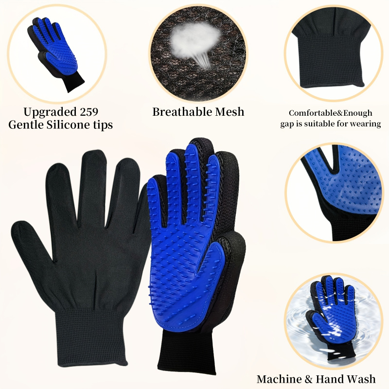 2 Guantes de Aseo para Mascota - Pet Supplies Grooming reseña y precio