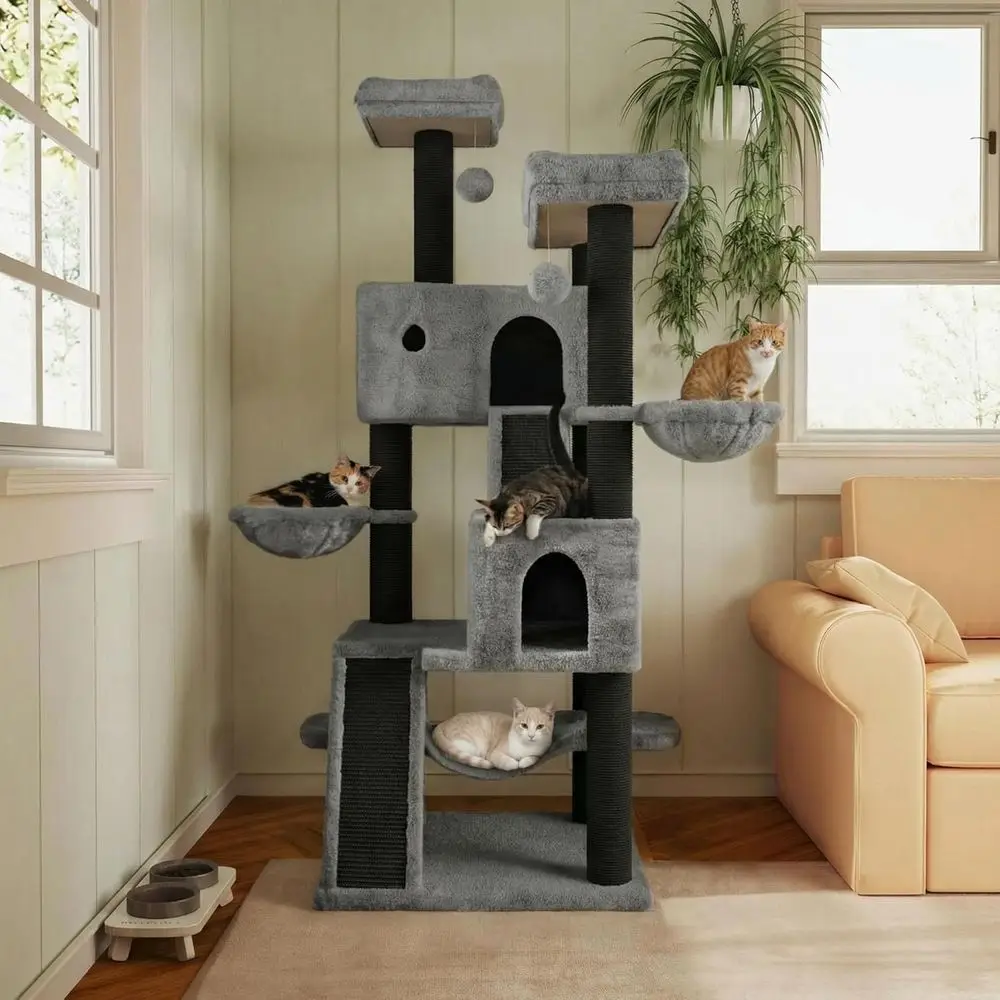 Árbol rascador grande multiniv - Cat Scratching Post reseña y precio