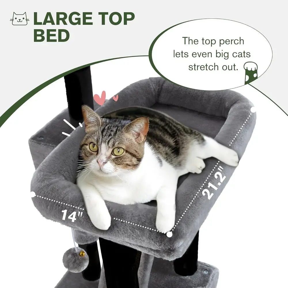 Árbol rascador grande multiniv - Cat Scratching Post reseña y precio